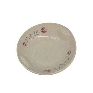 Vintage Franciscan Earthenware Duet Rose Round Serving Bowl Dish Handles 8 ⅜ MCM